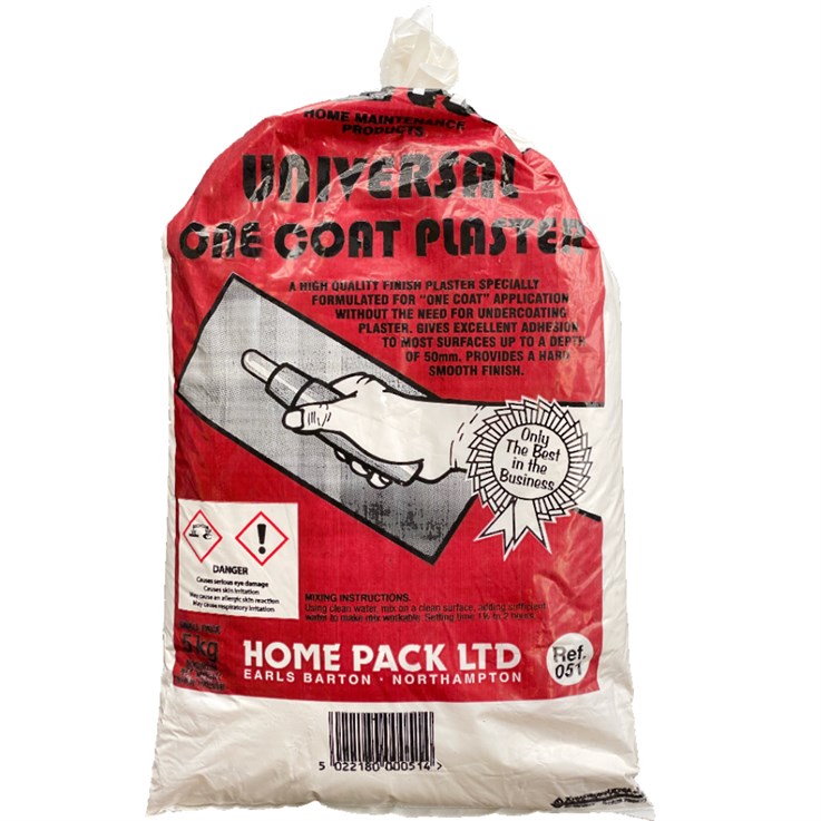 Home Pack Universal One Coat Plaster 5Kg